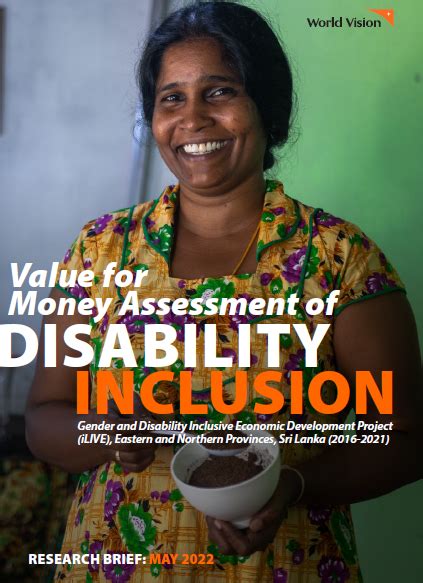 Value For Money Assessment Of Disability Inclusion Cbm Australia