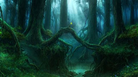 Magical Night Forest Wallpapers Top Free Magical Night Forest