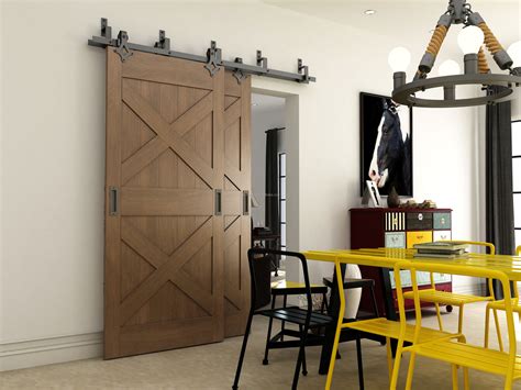 Black Barn Door Hardware Systemmodern Z Brace Stainable Solid Wood