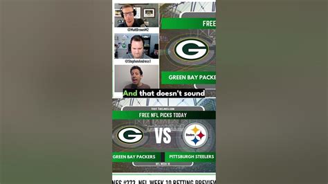 Packers At Steelers Picks And Predictions Nfl Week 10 Best Bets Youtube