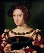 c.1530.Eleanor of Austria (1498-1558). Workshop of Joos van Cleve (c ...