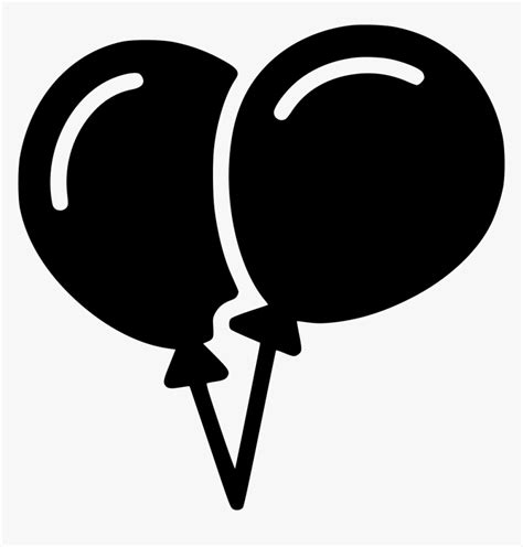 Balloons Black And White Balloons Clipart Hd Png Download Kindpng