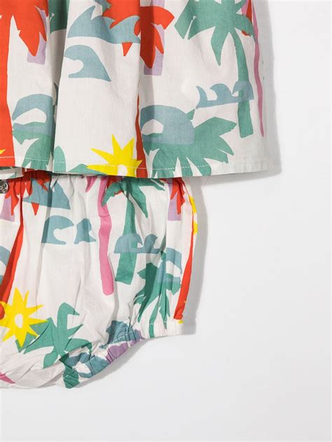 Stella Mccartney Kids Palm Tree Print Dress Farfetch