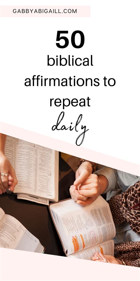 50 Biblical Affirmations That Will Change Your Life Gabbyabigaill
