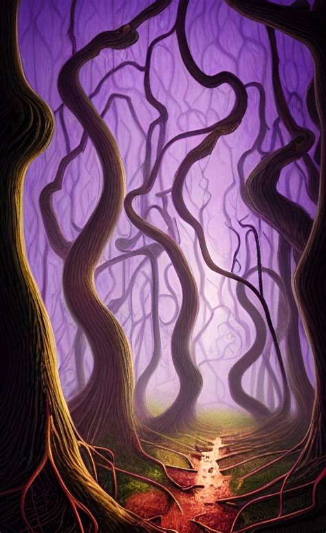 Dream Twisted Trees 4 In 2022 Abstract Artwork Art Website Artwork