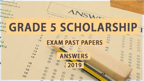 Grade 5 Scholarship Exam Past Paper 2019 Answers In Sinhala Medium