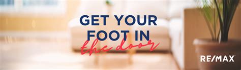 Get your foot in the door 2 - RE/MAX Australia Newsroom