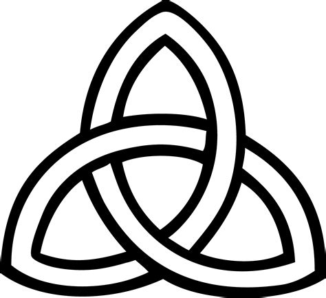 Triquetra Celtic Knot Trinity Symbol Clip Art Symbol Png Download
