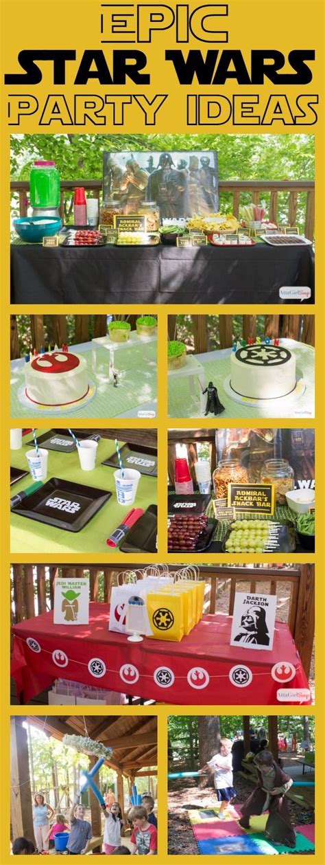 Planning A Star Wars Birthday Party Check Out These Epic Star Wars Party Ideas Food