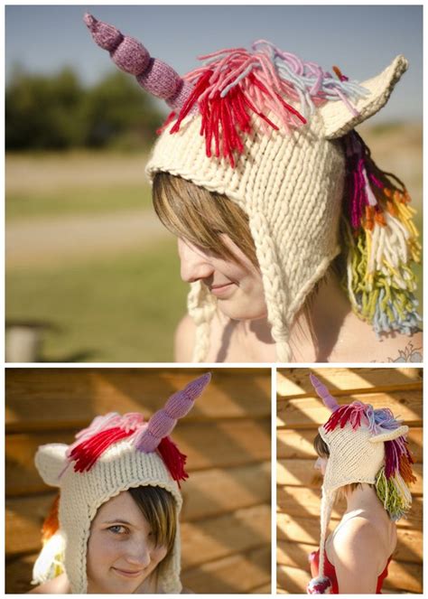 True Blue Me And You Diys For Creatives — Diy Knit Unicorn Hat Free