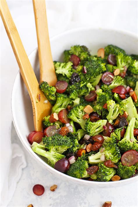There are only a few ways you can get me to eat raw broccoli and actually enjoy it. Vegan Broccoli Salad with Poppy Seed Dressing • One Lovely ...