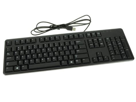 New Genuine Dell Kb212 B Black Wired Usb Keyboard 4g481 Dj454 1hf24 5p02f