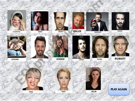 esl english powerpoints guess who celebrity