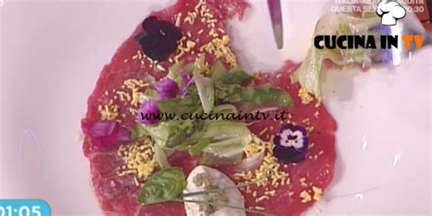 Prova Del Cuoco Carpaccio Con Insalatina Di Asparagi Ricetta Fava