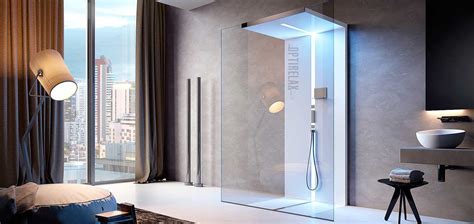 Super moderne duschkabine im badezimmer. Duschkabinen von OPTIRELAX®