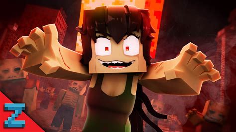 Zombie Girl Minecraft Music Video Animation Macabre Rotting Girl