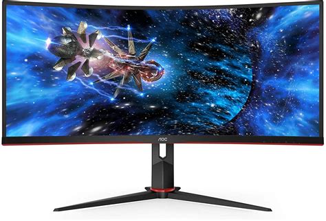 Aoc Cu34g2x Review 144hz Uirawide Curved Gaming Monitor Highly