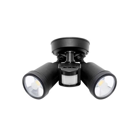 These led round flush mount ceiling lights show off a classic design with a choice of brushed nickel. Otto 24W LED Twin Floodlight Ceiling Mount With Motion ...