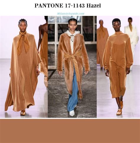 Модные цвета Panton Осень — Зима 20192020 Осень зима Пошив женской