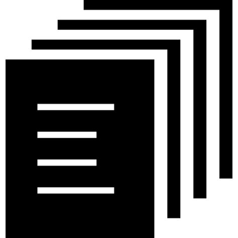 Files Icon Png Black