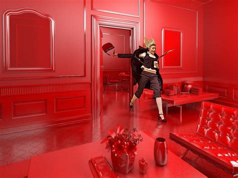 Red On Red Would NOT Be Called Revolting It Would Be AWESOME Red Rooms Red Room Decor Color
