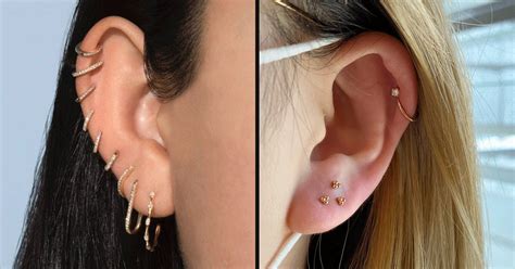 From A Minimalistic Look To Stacked Studs Of The Coolest Ear