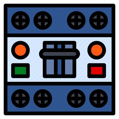 Contactor Electric Electro Fuse Power Icon Download On Iconfinder