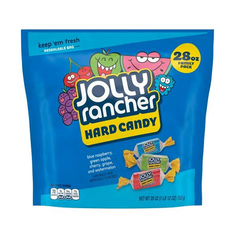 Jolly Rancher Hard Candy Original Flavors Assortment Stand Up Bag