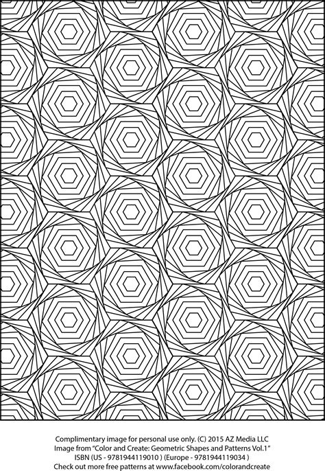 Shapes Coloring Pages For Adults Thekidsworksheet