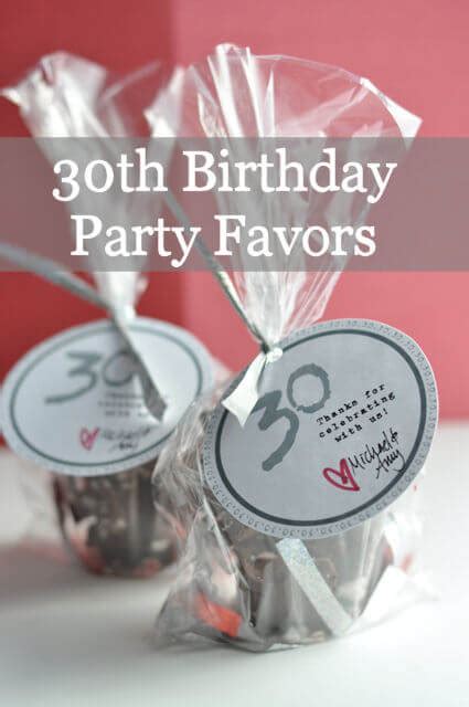 Plan a hollywood 30th birthday party and stop by the price is right to see if there's space in audience. 30th Birthday Party Favors • this heart of mine