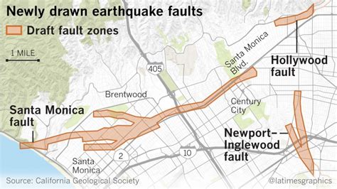 Jul.july 14, 2017 03:59 pm. Earthquake Fault Maps For Beverly Hills, Santa Monica And Other - Vernon California Map | Free ...