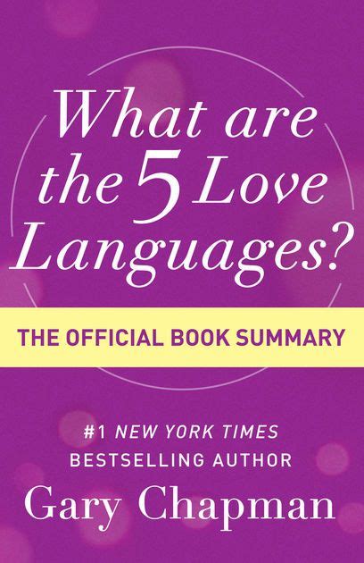 What Are The 5 Love Languages By Gary Chapman On Ibooks Love Languages 5 Love Languages