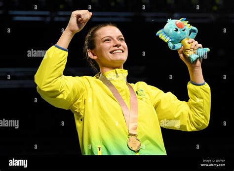 Skye Nicolson Of Australia During The Medal Ceremony For The Women S