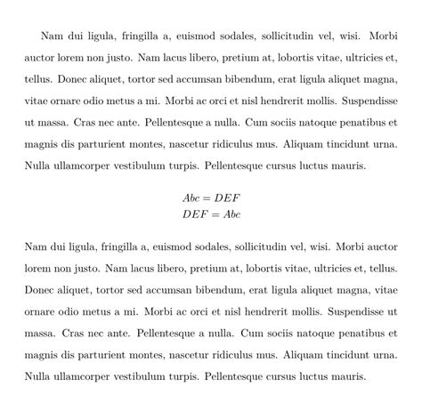 With double spacing, times new roman 12pt you may not have more than two paragraphs a page, if you write fully developed paragraphs with topic sentence basic example spacing - Single-spaced equations in double-spaced ...