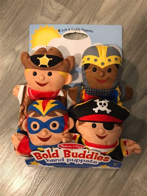 Melissa And Doug Bold Buddies Hand Puppets Hobbies And Toys Toys And Games