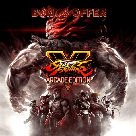 Arcade edition, featuring all six characters of season 3. Street Fighter V: Arcade Edition (2018) PlayStation 4 box ...