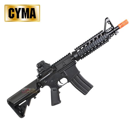 Rifle Airsoft Elétrico Cyma M4a1 Cqb Ris Cm506 Black Bivolt Calibre