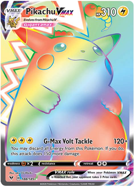 Pikachu Vmax Vivid Voltage Pokemon Card