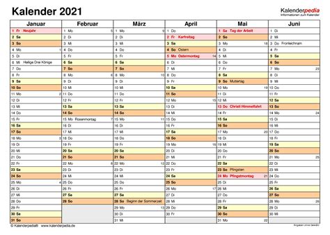 Kalender 2021 Word Zum Ausdrucken 19 Vorlagen Kostenlos