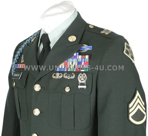 Us Army Male Enlisted Class A Army Green Uniform
