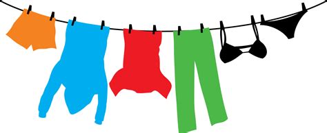 Clothes Hanging On A Clothesline Png Illustration 8514024 Png