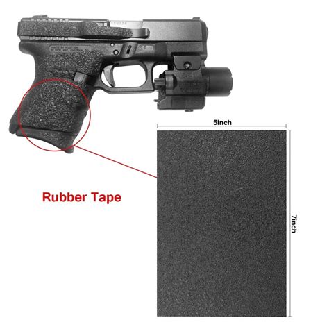 Non Slip Rubber Texture Grip Wrap Tape Glove Custom For Glock 43