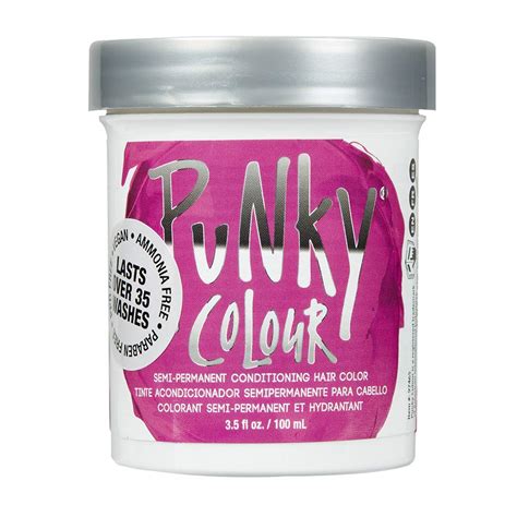 Punky Flamingo Pink Semi Permanent Conditioning Hair Color