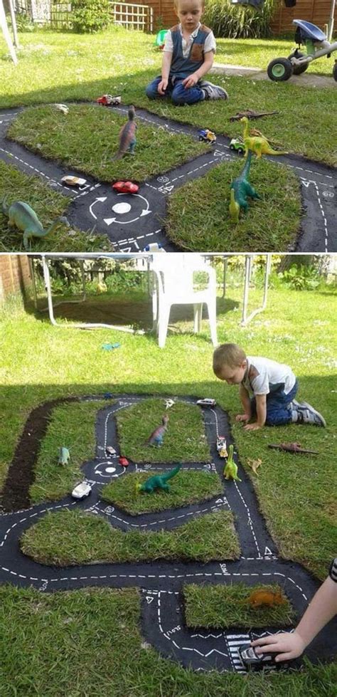 Backyard Diy Race Car Tracks Just As This Tyre Race Car Track It Is