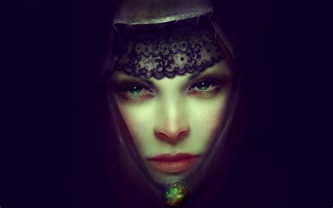Most Beautiful Fantasy Girl Face Expression Digital Art