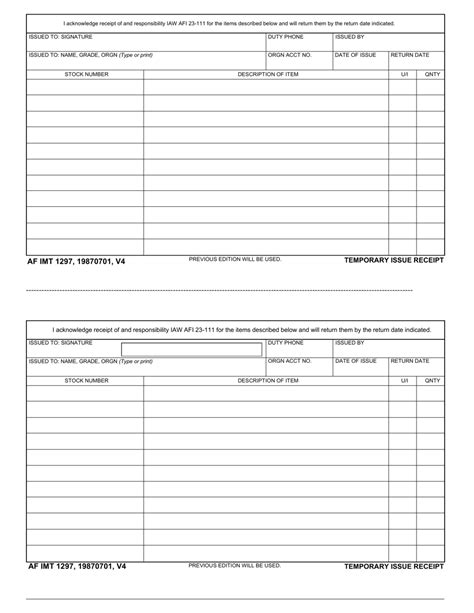 Af Form 332 Fillable Printable Forms Free Online