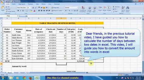 Convert Number To Words In Excel Tutorial Youtube