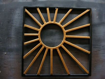 We are happy to help you create a beautiful custom design that will satisfy your unique needs. Made 4 Fashion: FRAMED WROUGHT IRON SUN/ wall art