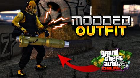 Conjunto Rng Yellow Modded Outfit Gta 5 Online Xboxps4pc