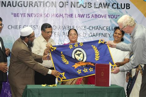 Unveiling Of The Law Club Flag And Constitution Notre Dame University